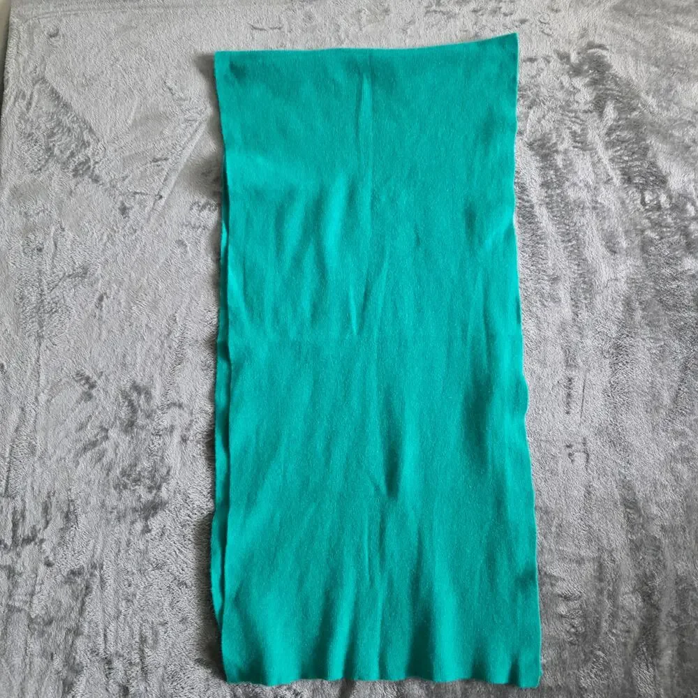 Liz Claiborne Collection Lambswool Angora Blend Green Scarf